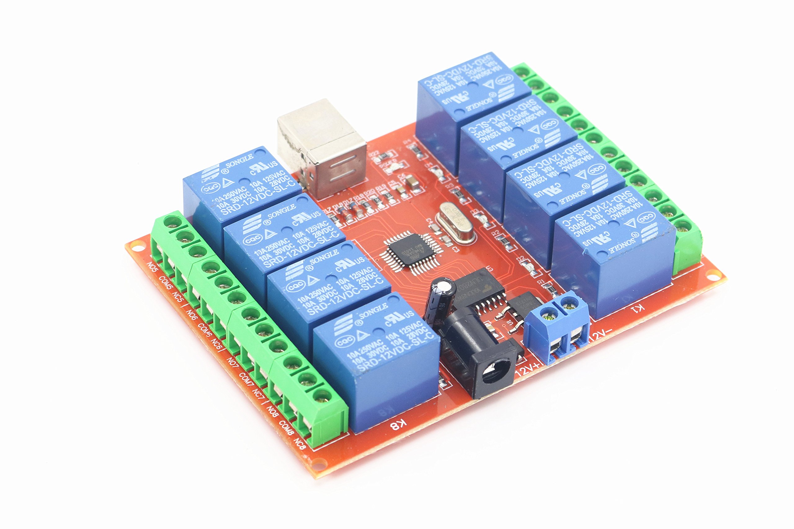 Smakna 12v 8 Channel Usb Relay Module Programmable Computer Control Buy Online In Faroe Islands Smakn Products In Faroe Islands See Prices Reviews And Free Delivery Over 500 Dkk Desertcart