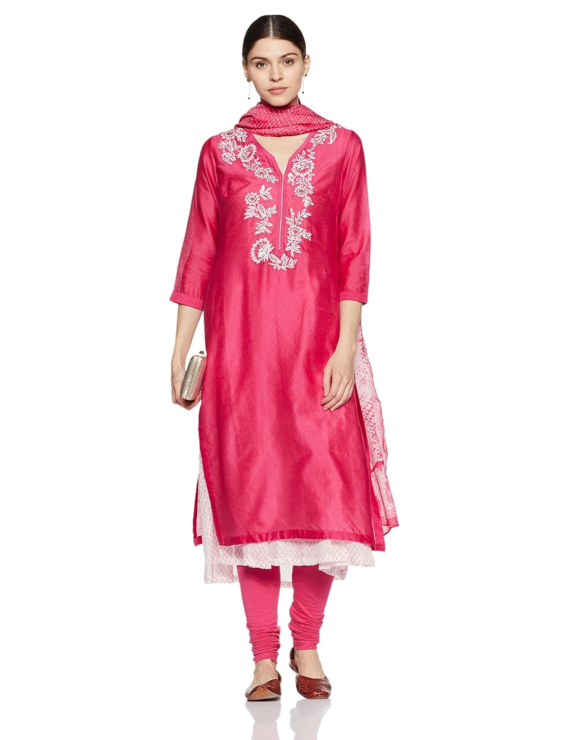 biba women's straight salwar suit