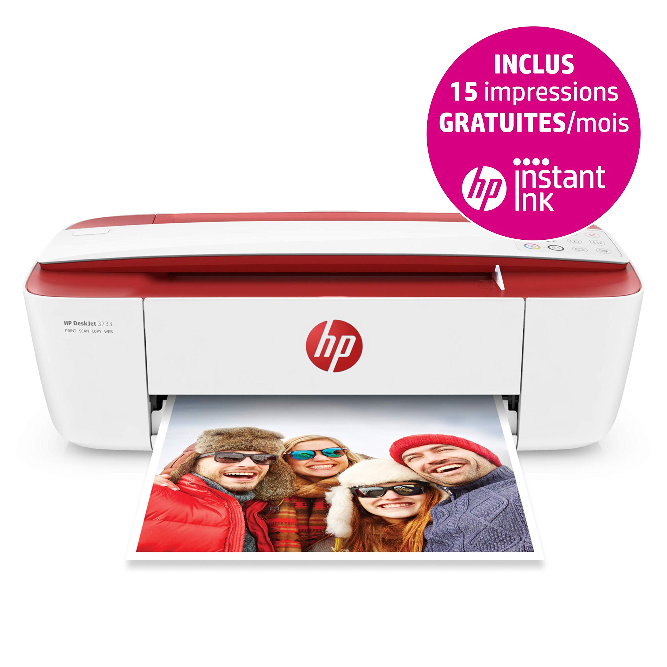 hp deskjet 3760 wireless printer & 2 months instant ink