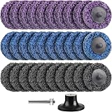 Shineboc 30pcs Grinding Discs 50mm 2in Rust Removal Paint Stripping Set view 1