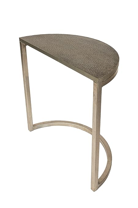 MAADES Wohnzimmertisch Beistelltisch rund modern aus Metall ø 60cm