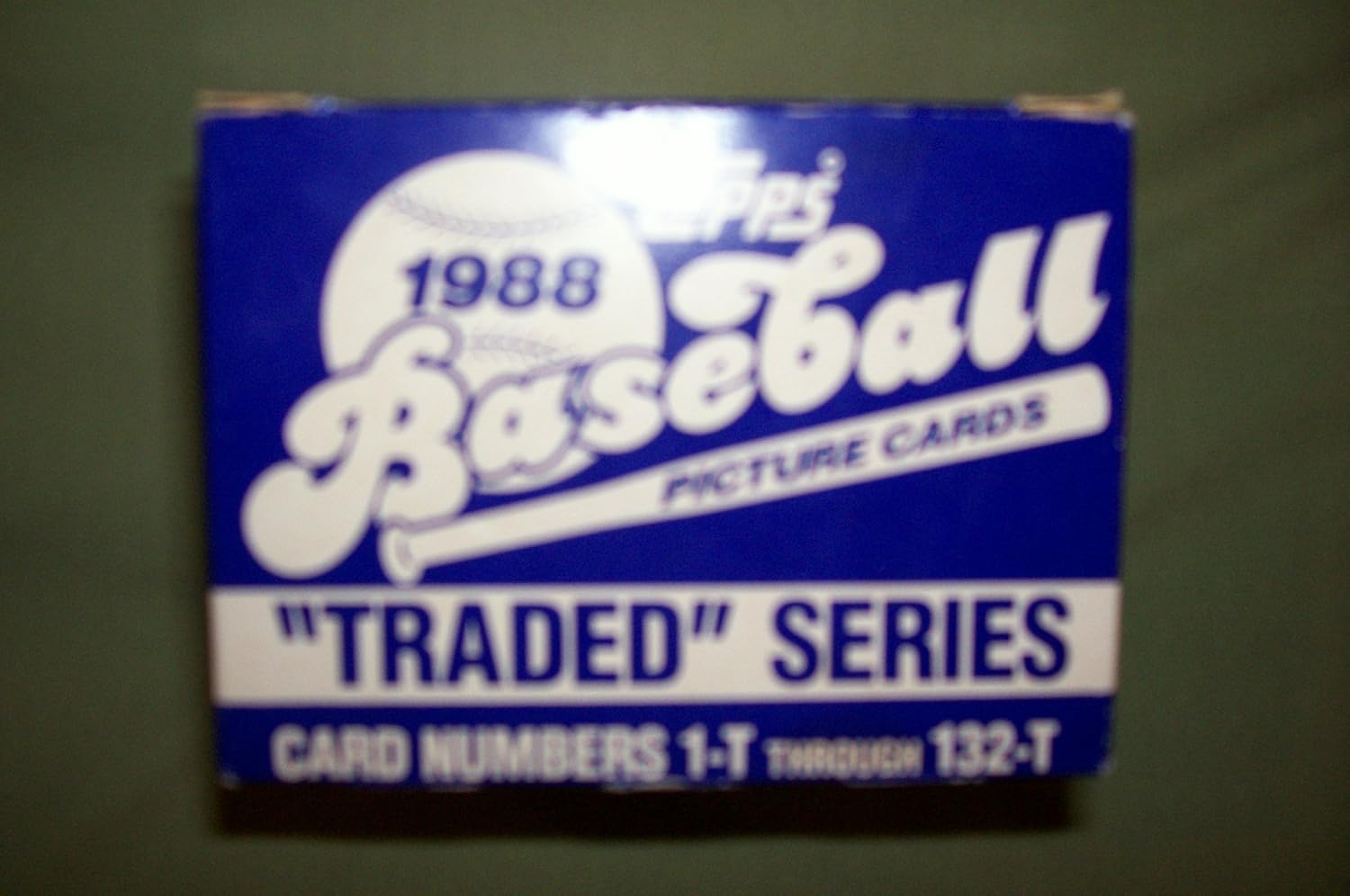 Topps 1988 Baseball Traded Series, Picture Cards, Card