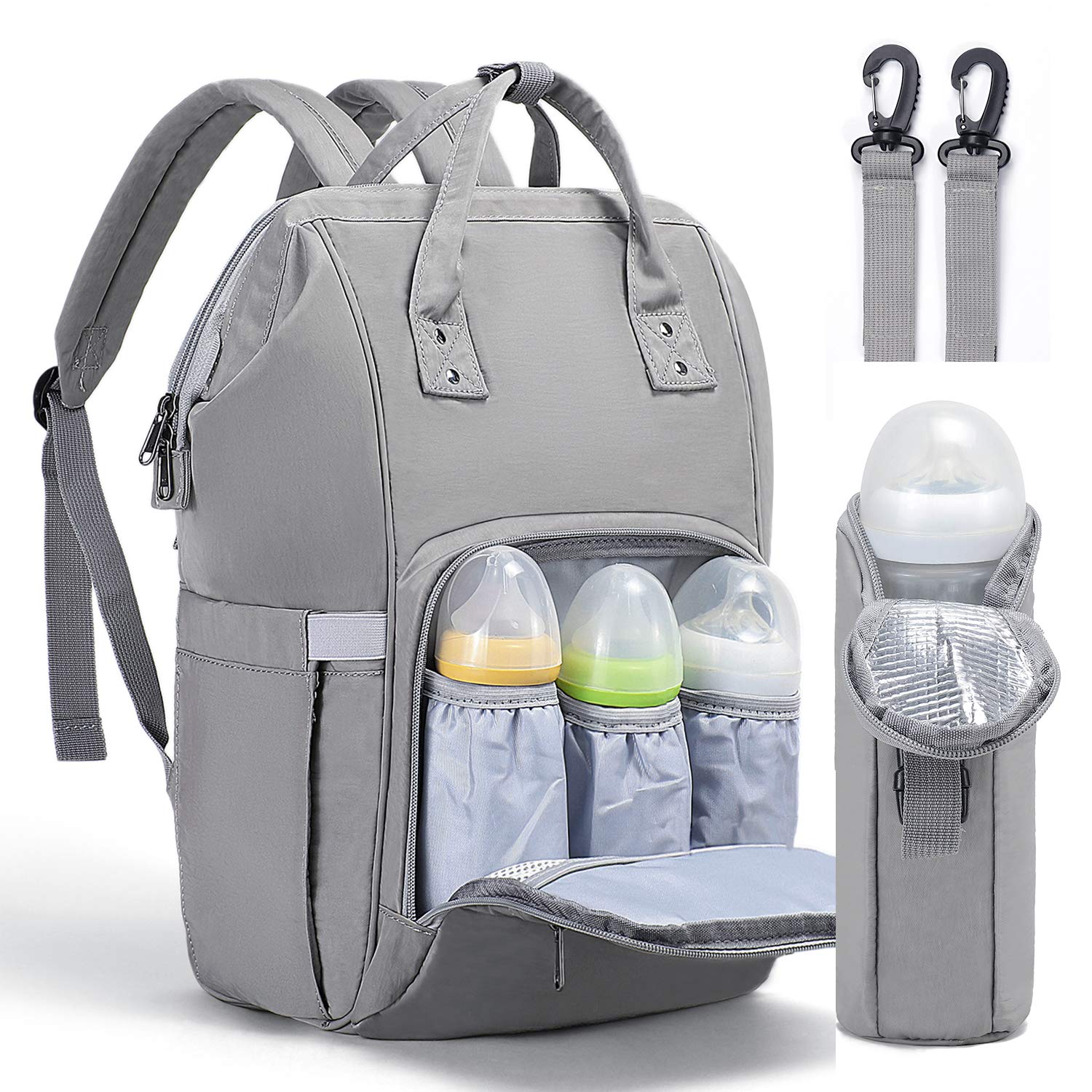 diaper bag with thermal pocket