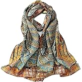 Long Crepe Silk Scarf Classic Art Print