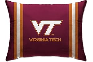 Pegasus Sports NCAA Plush Logo Bed Pillow