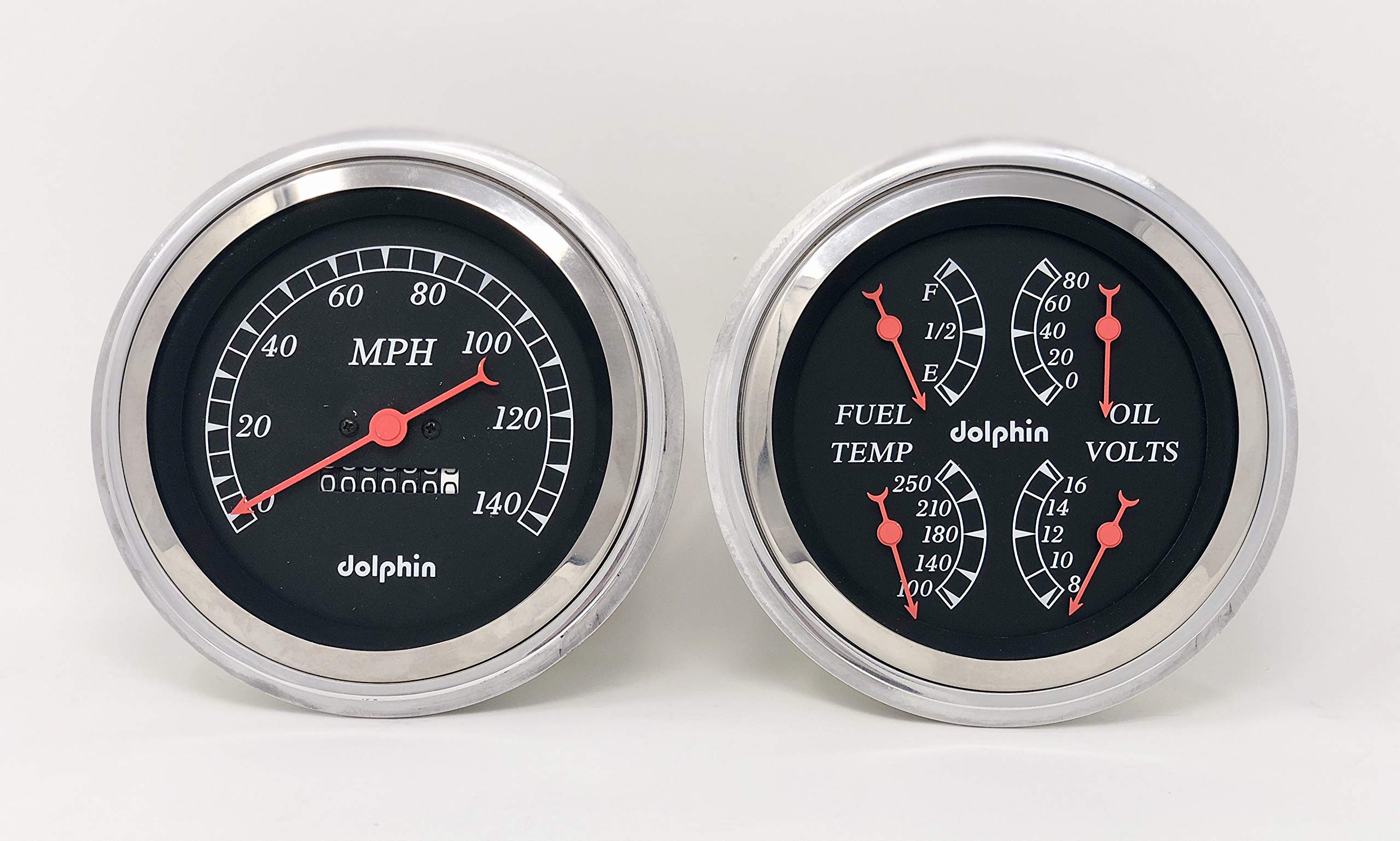 Buy Dolphin Gauges 1947 1948 1949 1950 1951 1952 1953 Chevy Truck 5" Quad Style Gauge Dash Panel