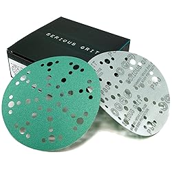 Serious Grit - 6-Inch 49-Hole 80 Grit Sanding Discs