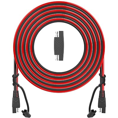 OYMSAE 25Feet SAE Extension Cable Quick Disconnect Connector 16AWG for Automotive, Solar Panel, Charging Adapter (25FT)
