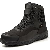 AZXPROT Men's Military Tactical Boots, 6" Waterproof Lightweight Combat Boots, Comfortable Non-slip Outdoor Desert Work Shoes