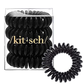 Amazon Com Kitsch Spiral Hair Ties Coil Hair Ties Phone Cord