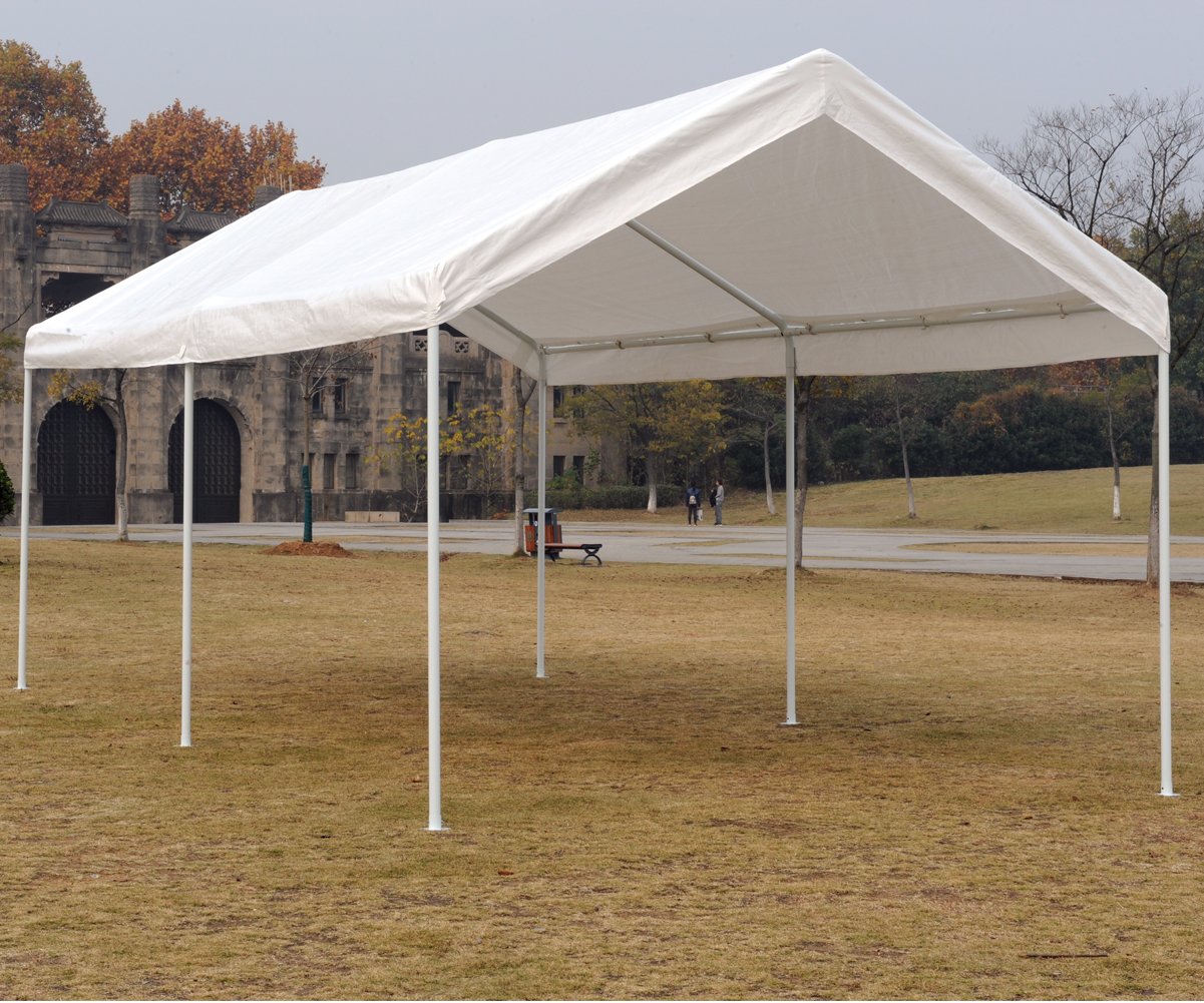 Outdoor Parties And Bbq White Carport Car Canopy Portable Garage