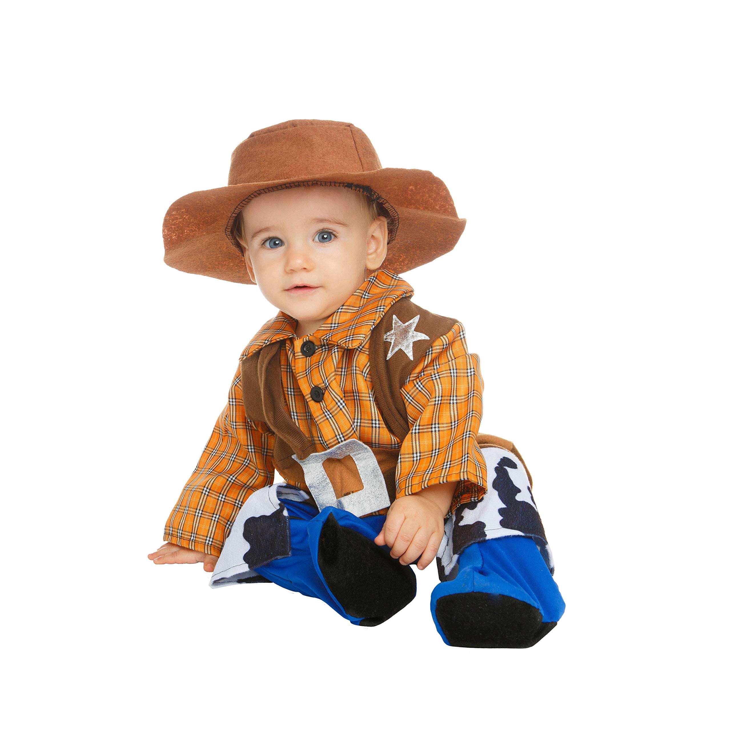 My Other Me Me Me Denim Wild West Costume, Multi-Colour, 0-6M (203285)