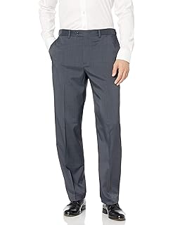 Savane Men S Comfort Waist Microfiber Performance Dress Pants At
