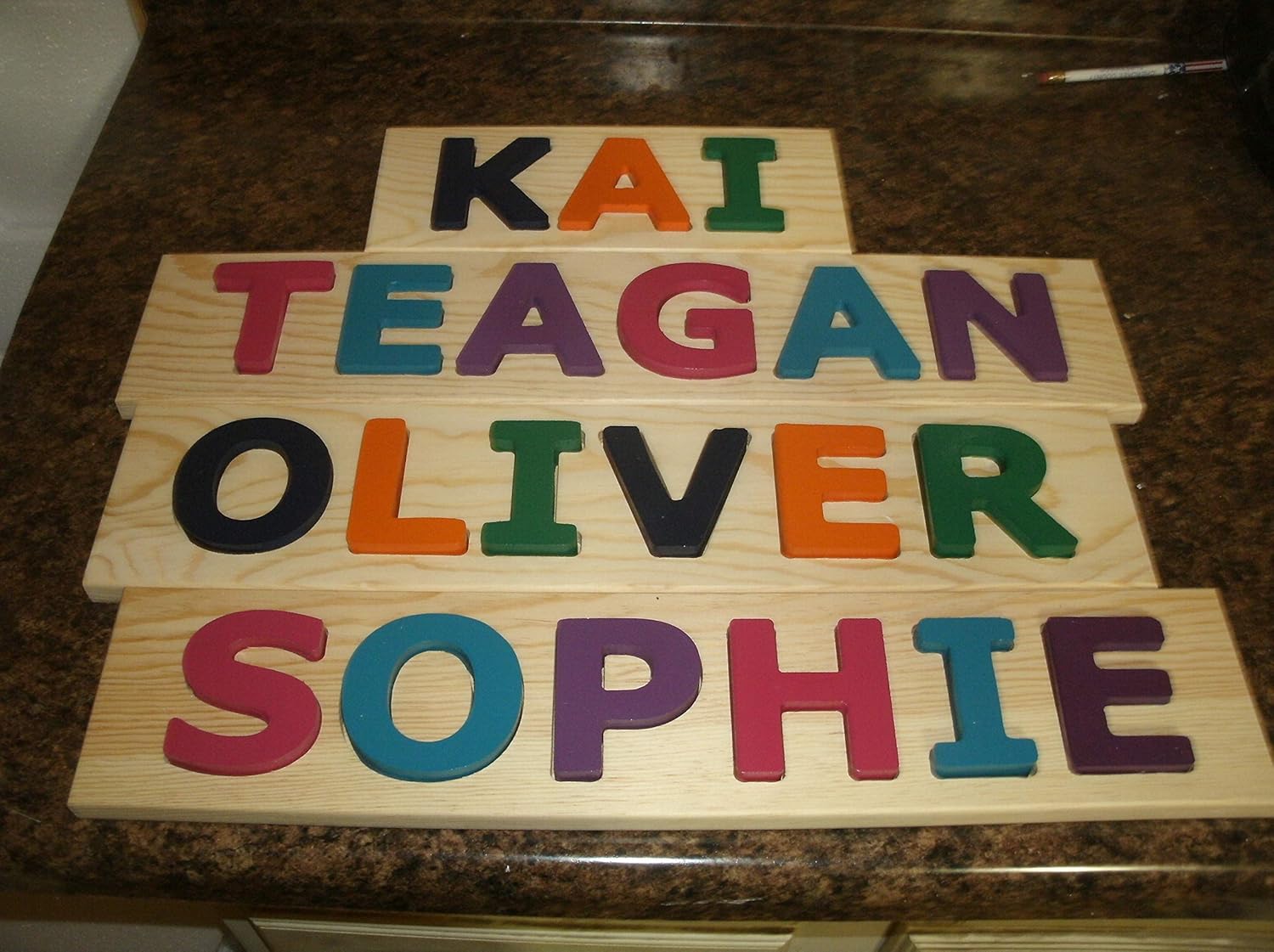 personalized name puzzle for toddlers