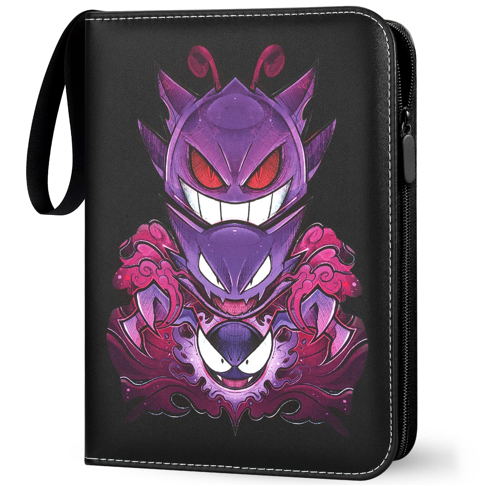 Sammelalbum für Pokemon Karten, 50 Seiten 400 Taschen Sammelkarten Album, Tragbar Wasserdicht PU Karten Halter Heft Ordner Buch, Sammelkartenalben für Sammler gg4