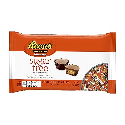 Reeses Peanut Butter Cups Sugarfree Zuckerfrei 249g Beutel Usa Amazon De Lebensmittel Getranke