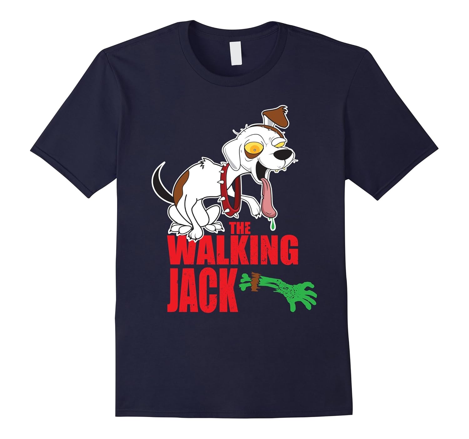 Jack Russell Terrier T-Shirt The Walking Jack Halloween Tee-ANZ