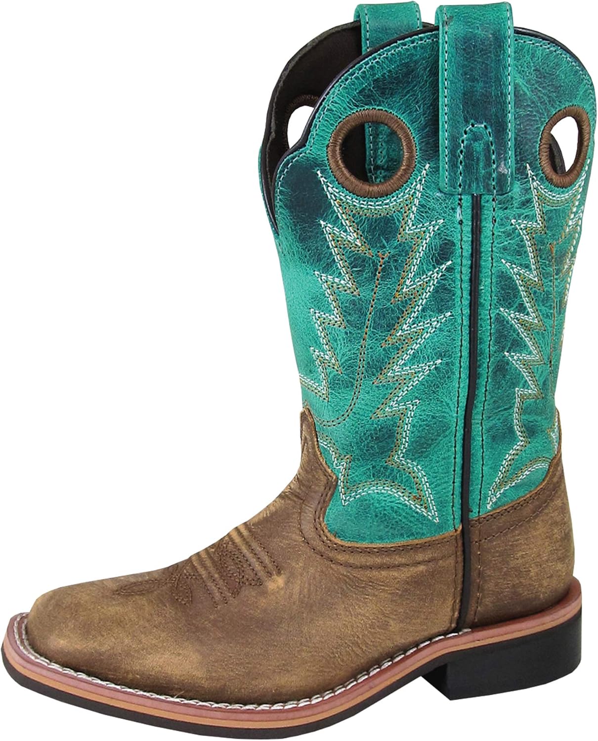 teal western boots