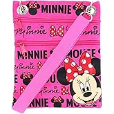 Disney's Minnie Mouse"Glam" Cross-Body Passport Purse Shoulder Bag, Neon Pink