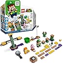 LEGO Super Mario Adventures with Luigi Starter Course Toy for Kids, Interactive Figure and Buildable Game with Pink Yoshi, Bi