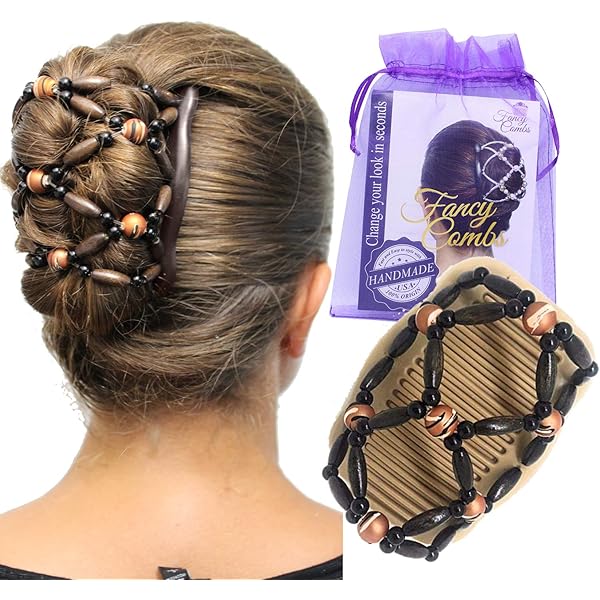 The Best Decorative Hair Clip Comb By Fancy Combs Bun Maker