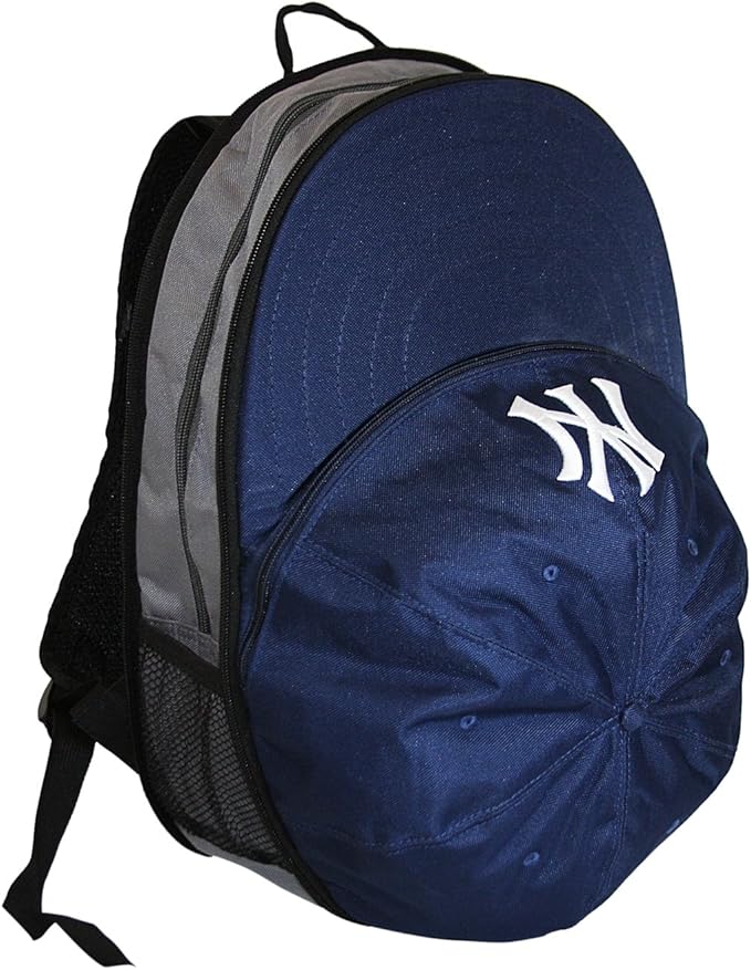 MLB New York Yankees Heads Up Backpack, Navy Sports Fan