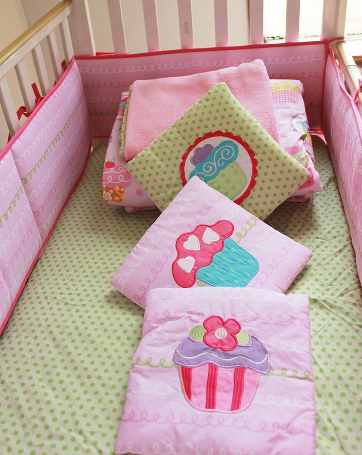 cupcake crib bedding