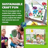4M STEAM Powered Kids Green Paper Craft Eco Kit view 7
