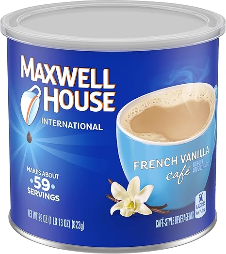 Maxwell House International Coffee French Vanilla Cafe 29 Ounce Cans Amazon Ca Home Kitchen