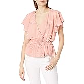Sugar Lips Women's Paradime Polka Dot Peplum Top