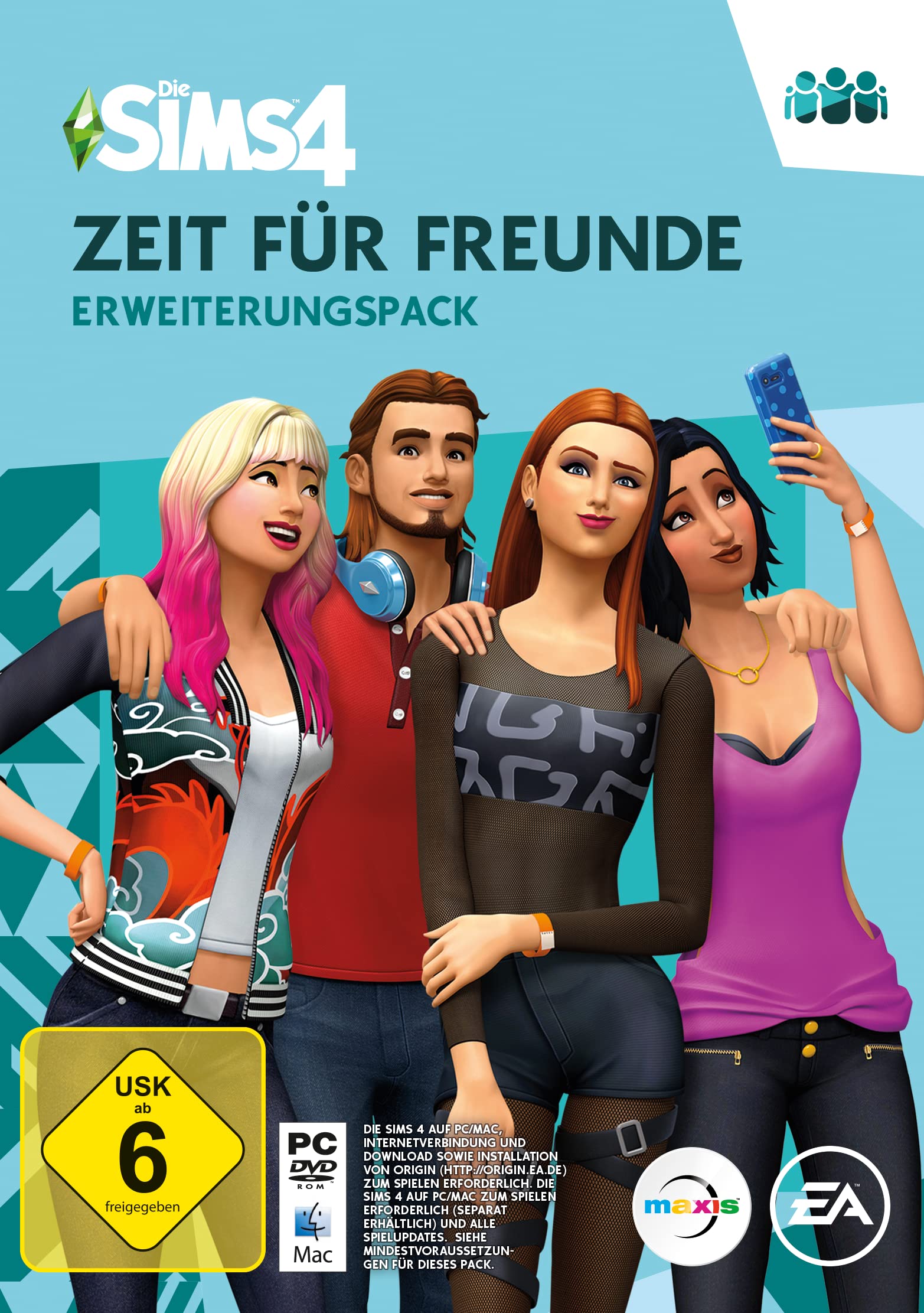 Electronic Arts Die Sims 4 : Zeit Fer Freunde [Import Allemand]