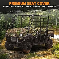 BORDAN UTV Seat Cover Camo for Kawasaki