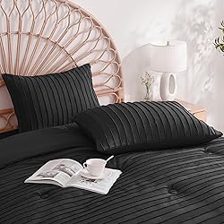 JELLYMONI Pillowcases King Size Black 2 Pack Boho