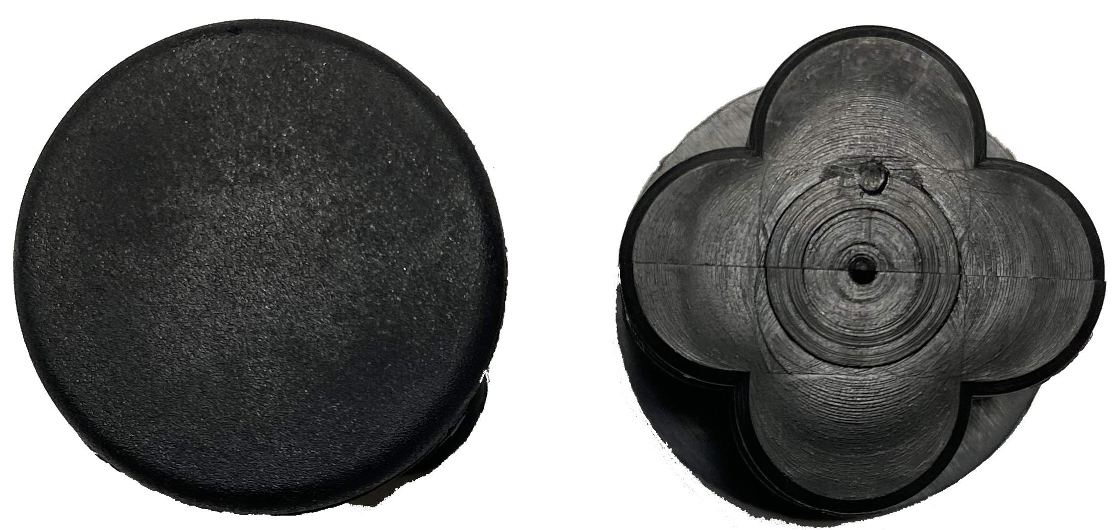 dexierp Protection Force 1" 25mm (Pack of 20) Round OD Tubing Plastic Insert Plug, Tubing Post End Cap, Chair Glide