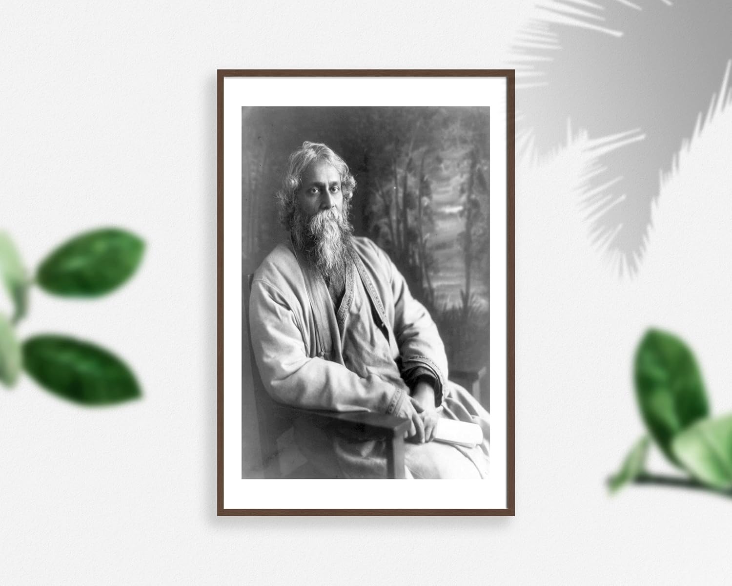 Photographs - INFINITE PHOTOGRAPHS Photo: Rabindranath Tagore, Gurudev, polymath, Literature, Music, reshaped, Gitanjali, c1917
