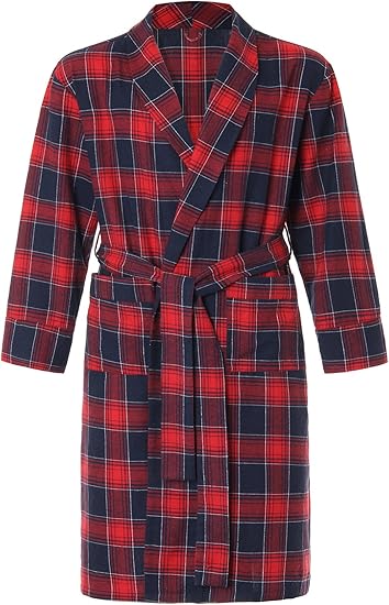 mens flannel robes sale