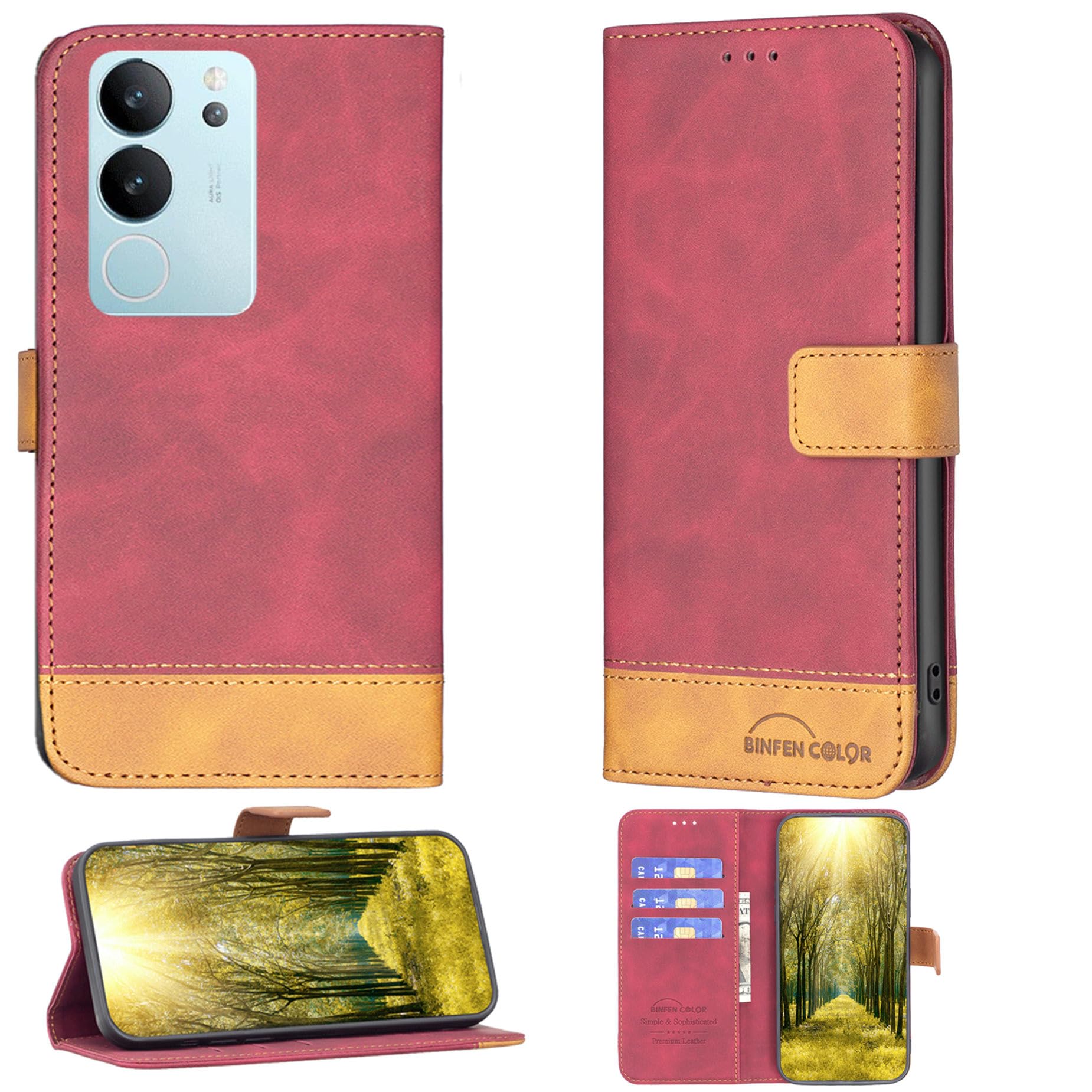 jioeuinly Case for Vivo S17 Pro Case Compatible