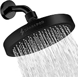 SparkPod Fixed Shower Head High Pressure Rain Brushed Nickel
