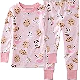 Butterblu Zen Snug-fit 2-Piece Pajamas 100% Organic Cotton Long Sleeve for Girls