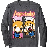 Aggretsuko Split Personality Long Sleeve T-Shirt