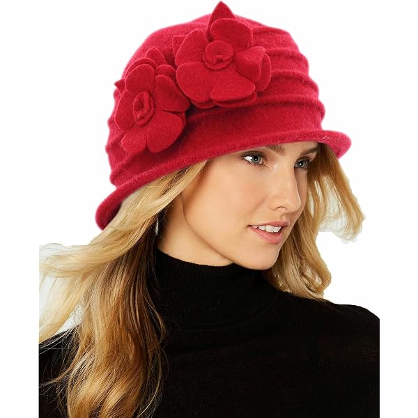 1920s Vintage Wool Cloche Fedora-Hat Church Fascinator Hat  display picture 2
