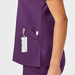 WonderWink W123 Women’s Stylized V-Neck Scrub Top