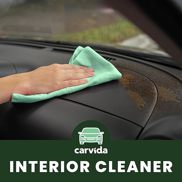 CARVIDA INTERIOR CLEANER, NON-TOXIC ALL-PURPOSE CAR CLEANING SPRAY, NATURAL GRAPEFRUIT SCENT, 16OZ