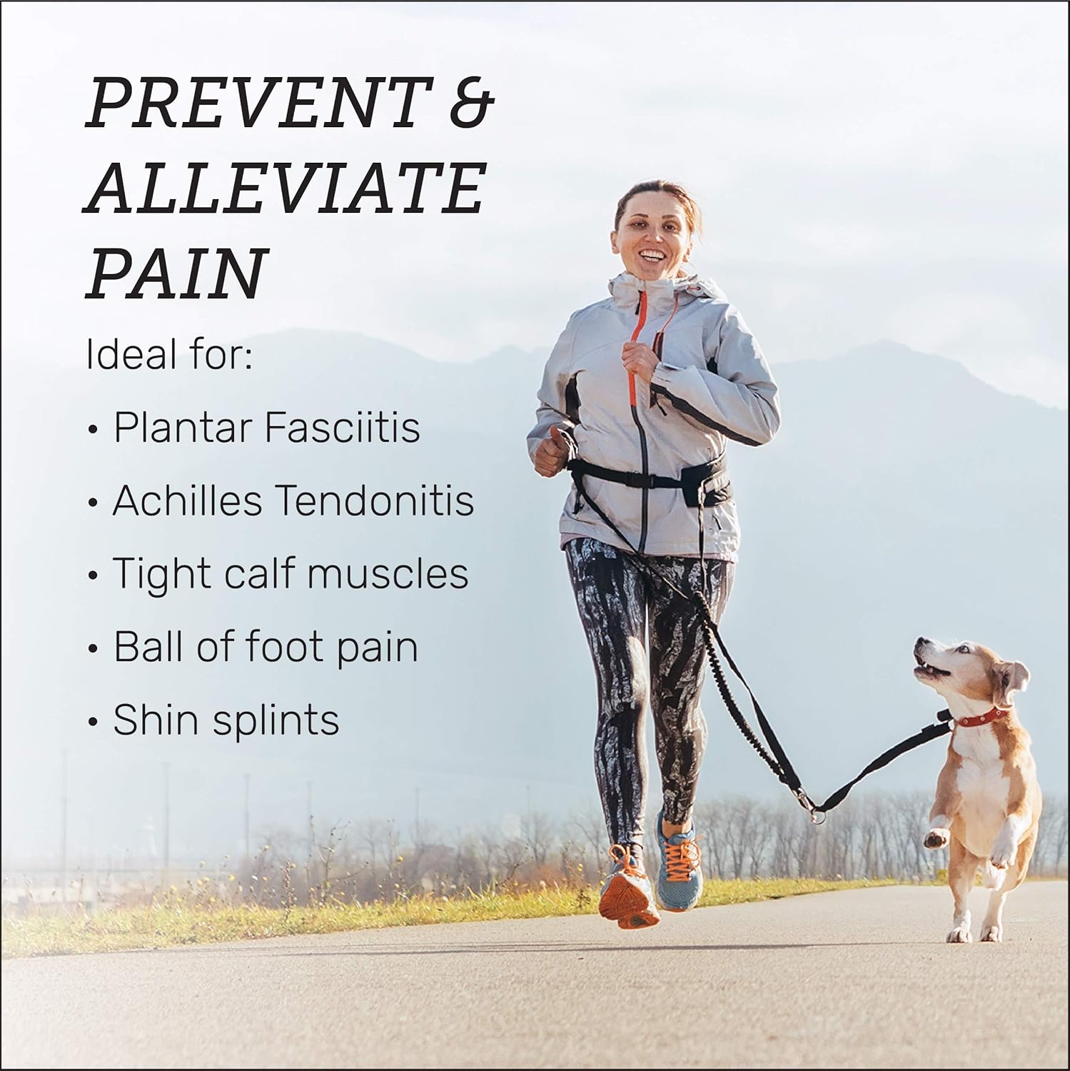 Powerstep UltraFlexx Foot Rocker- Calf Stretcher for Plantar Fasciitis, Achillis Tendonitis, Calf and Foot Pain, Shin Splints- Increases Flexibility and Strength in Foot and Lower Leg- Non-Skid Bottom: Shoes