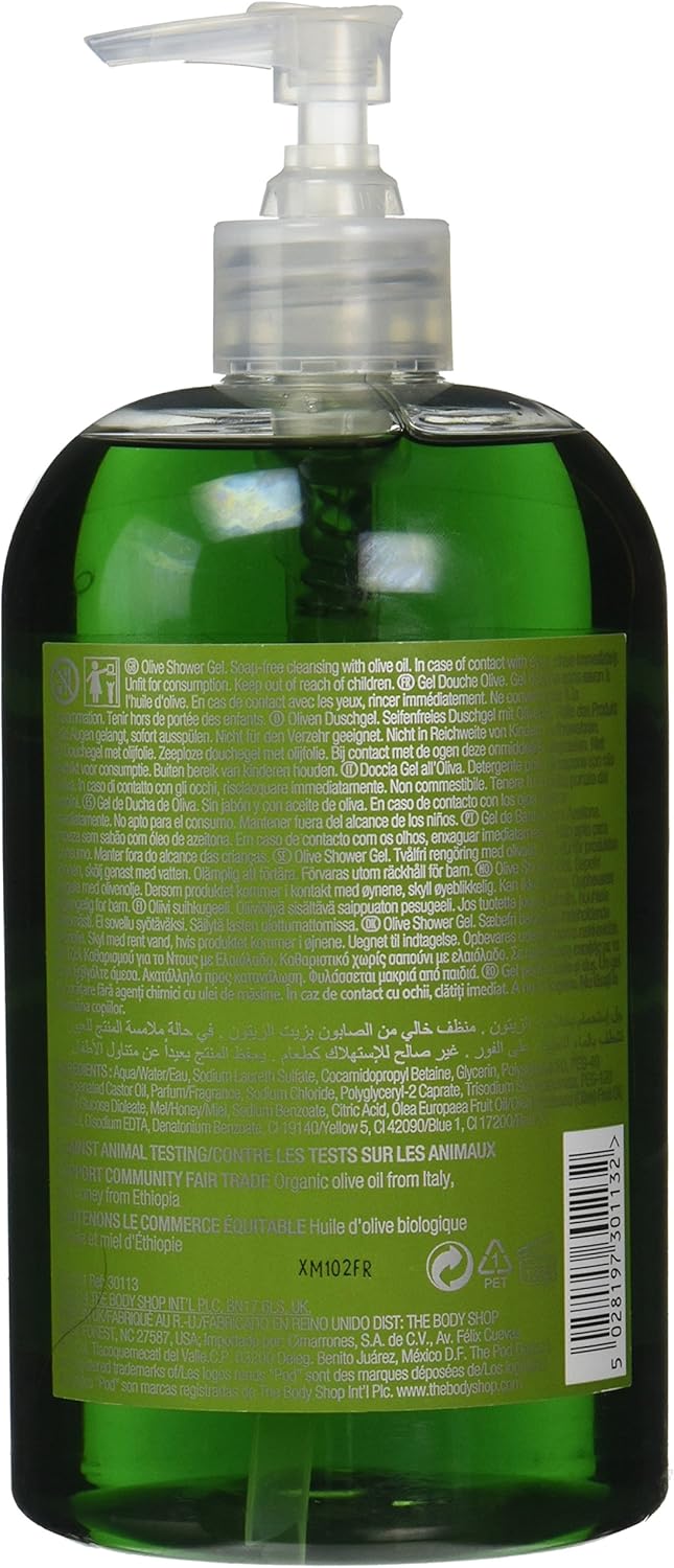 The Body Shop Olive Shower Gel/Bath & Shower Gel Olive to 750 mls, 750 ml (Pack of 1) - Image 3