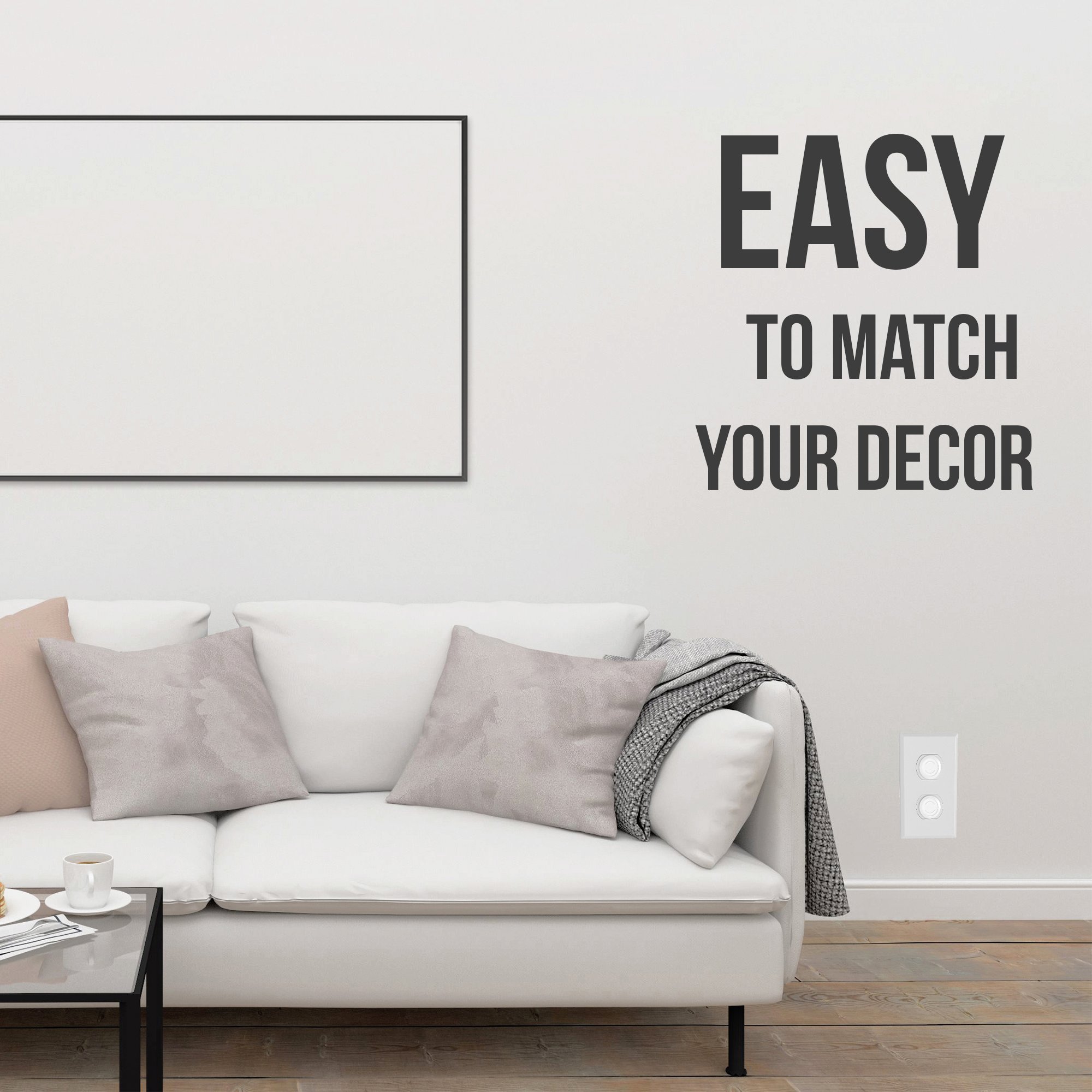 40 Pack Outlet Plugs Covers [PROTECT YOUR CHILD] Child Proof - Best Safety Electrical Power Socket Plug Wall Cover Protector - Plastic Baby Proofing Caps [PERFECT FIT] White (40 Pack)