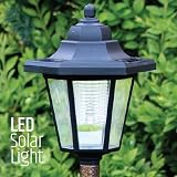 GardenKraft Cascading Water Fountain with Solar Lamp Post 90cm x 41cm view 8