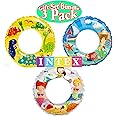 Intex Ocean Reef Transparent Swim Rings Dinosaurs,Mermaid Andbeach Gift Set Bundle-3 Pack
