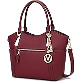 MKF Collection Tote Bag for Women Vegan Leather Shoulder Bag – Top-Handle Purse, Ladies Handbag by Mia K
