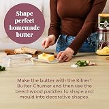 Kilner Butter Paddles Set of 2 Natural Beech Wood Paddles 23 cm view 6